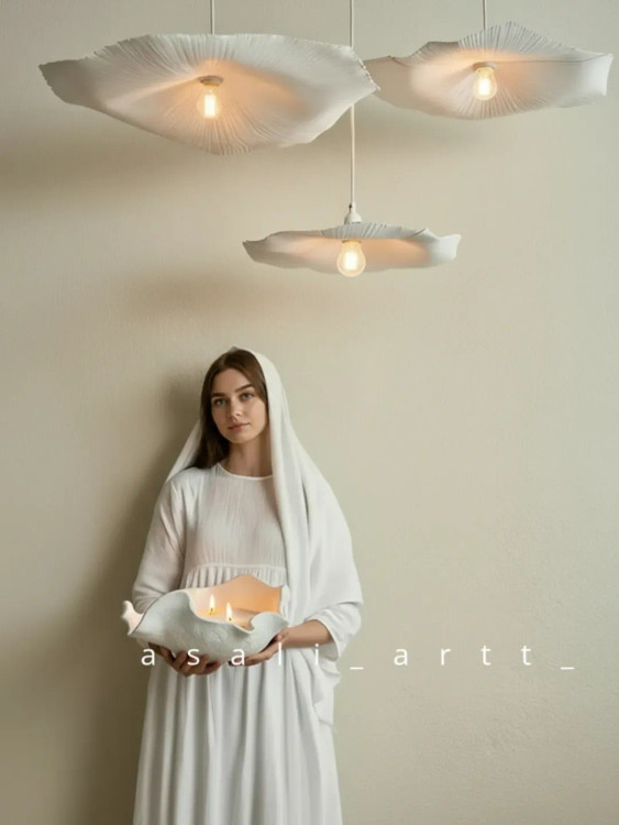 لوستر سقفی زارا مدل تک گل ست سه عددی