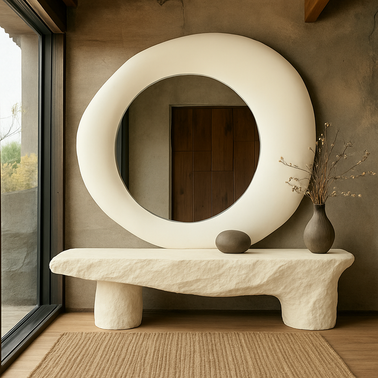 کنسول و اینه پاپیه ماشه